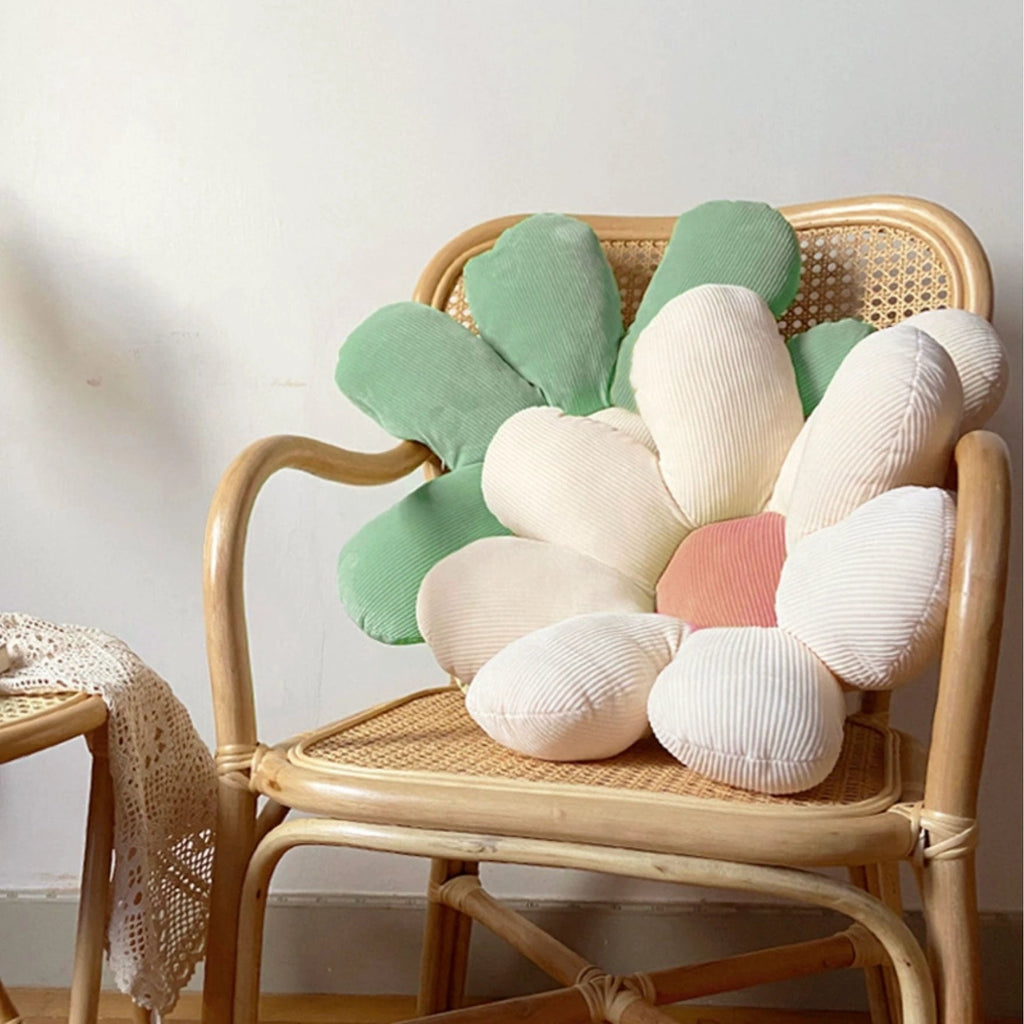 Fluffy Daisy Cushion by Bowlift