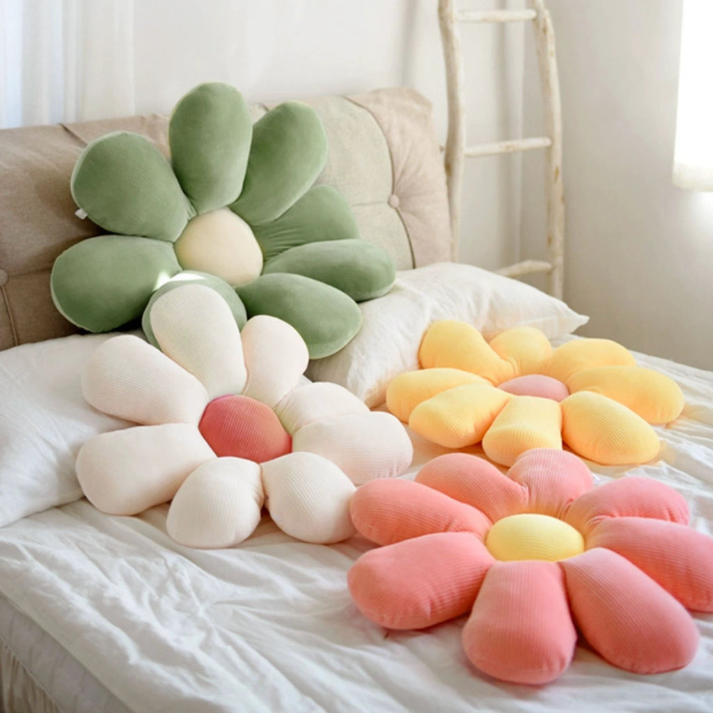 Fluffy Daisy Cushion by Bowlift