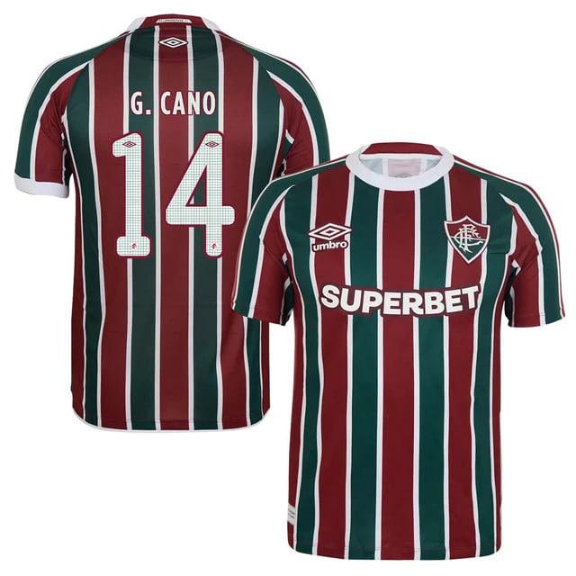 Fluminense German Cano 14 Home 2025-26 Jersey – Red Green by Soccer Jersey