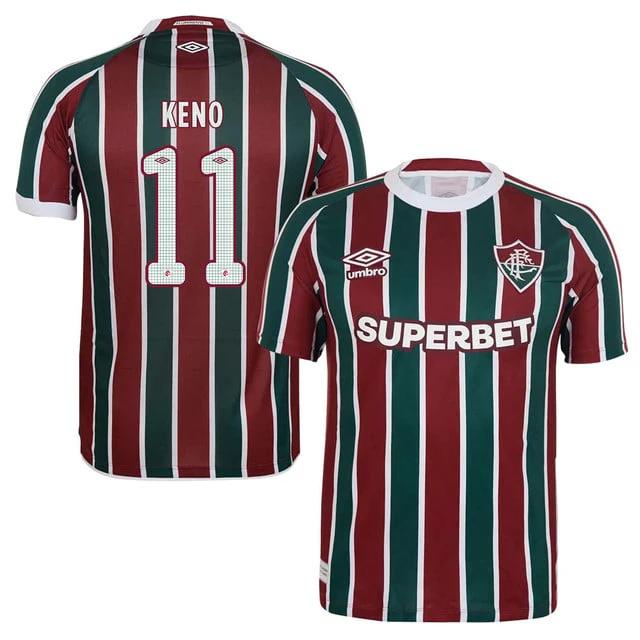 Fluminense Keno 11 Home 2025-26 Jersey – Red Green by Soccer Jersey