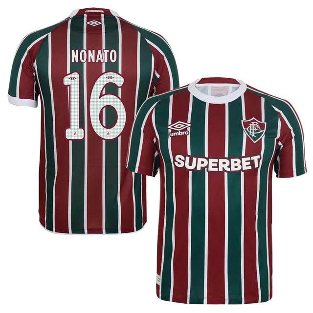 Fluminense Nonato 16 Home 2025-26 Jersey – Red Green by Soccer Jersey