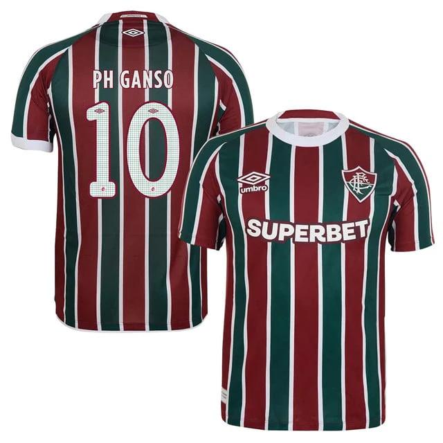 Fluminense Paulo Henrique Ganso 10 Home 2025-26 Jersey – Red Green by Soccer Jersey