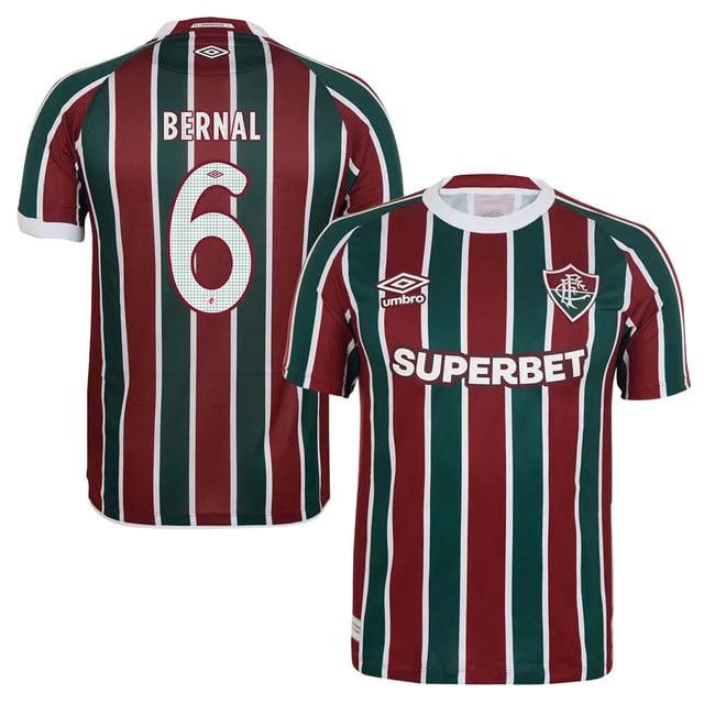 Fluminense Renê 6 Home 2025-26 Jersey – Red Green by Soccer Jersey