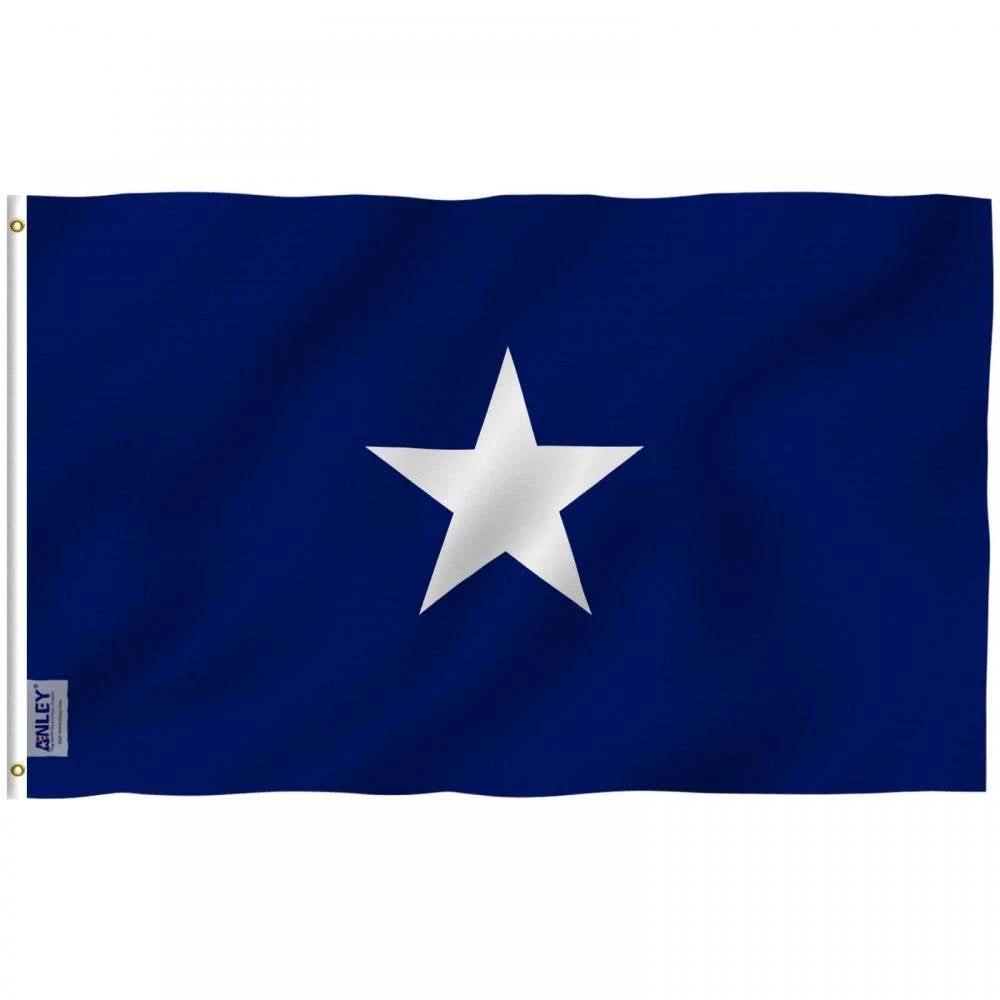 Fly Breeze 3×5 Foot Bonnie Blue Flag with Brass Grommets 3X5Ft Banner USA by flagsjustdoit