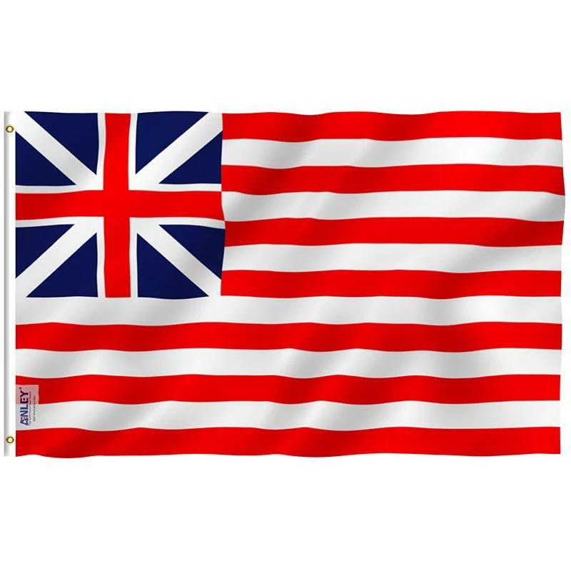 Fly Breeze Grand Union Flag with Brass Grommets 3X5Ft Banner USA by flagsjustdoit
