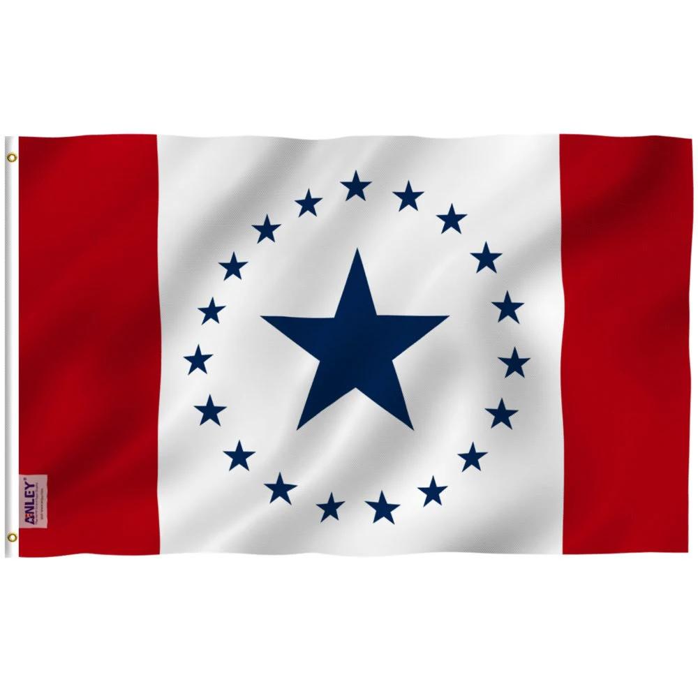 Fly Breeze Mississippi Stennis State Flag with Brass Grommets 3X5Ft Banner USA by flagsjustdoit