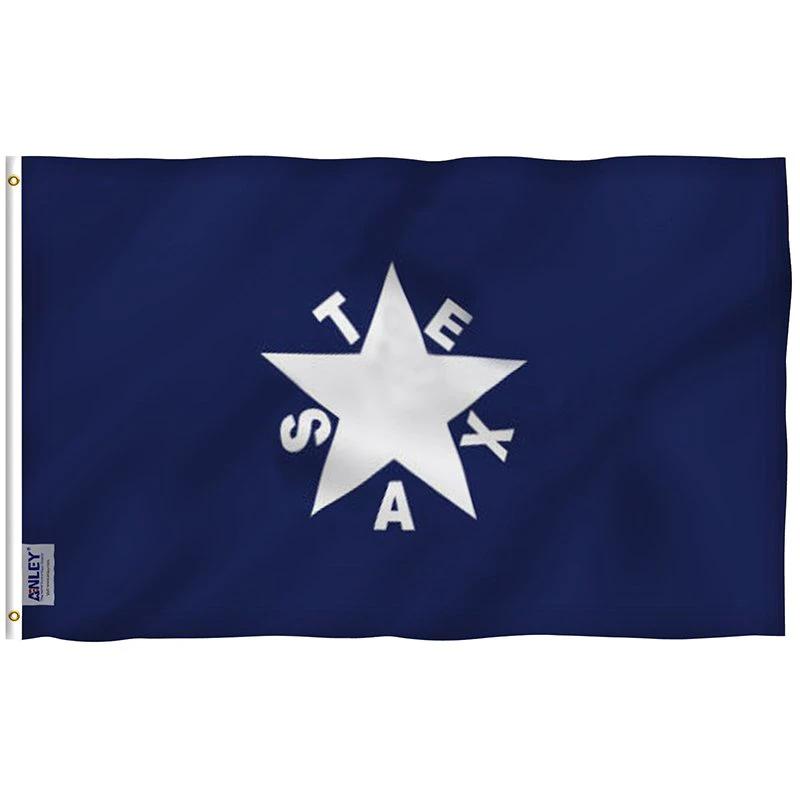 Fly Breeze Zavala De Lorenzo Texas Flag with Brass Grommets 3X5Ft Banner USA by flagsjustdoit
