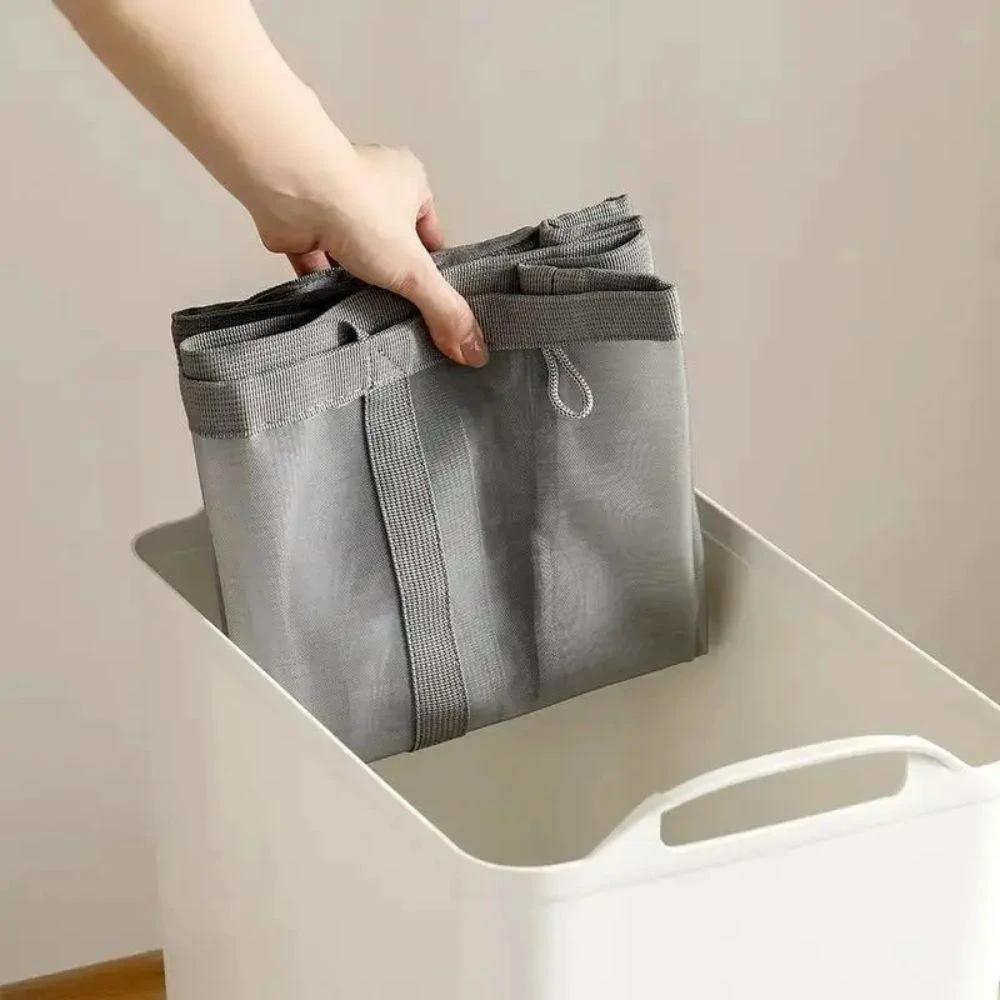 Foldable Mesh Laundry Basket by Casa & Beyond
