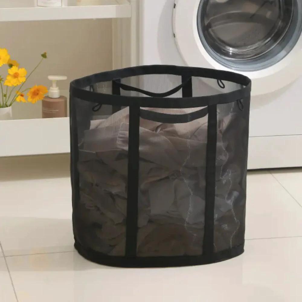 Foldable Mesh Laundry Basket by Casa & Beyond