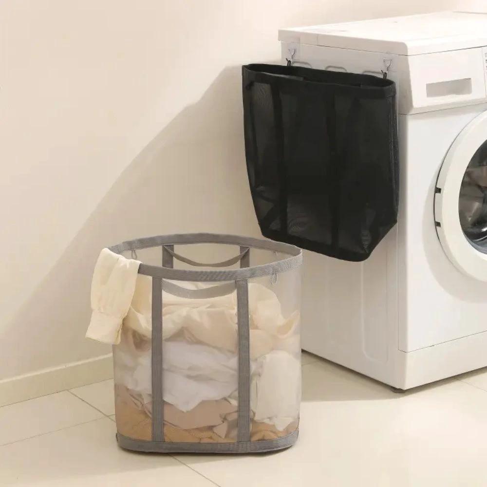 Foldable Mesh Laundry Basket by Casa & Beyond