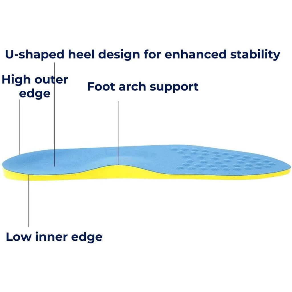 FootAlign Supination Insoles for Underpronation | Orthopedic Insoles - Foot Support - Daily Comfort Bowlift by Bowlift