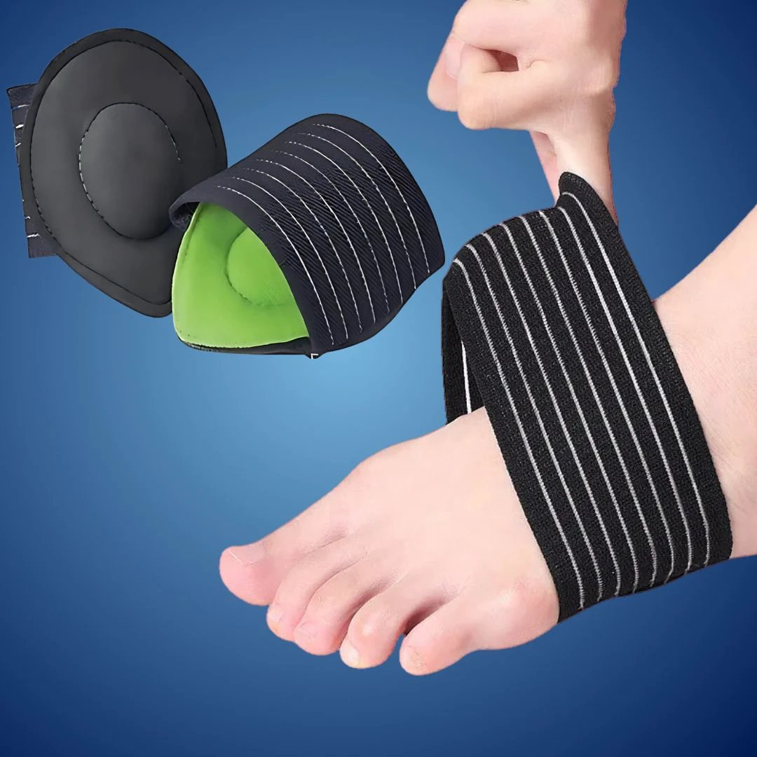 FootEase Arch Support for Plantar Relief | Alleviate Pain and Enhance Comfort for Walking, Running and Standing Bowlift by Bowlift