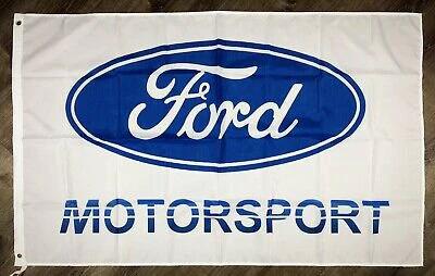 Ford Motorsport Flag 3X5 Ft Polyester Banner USA 90x150cm by flagsjustdoit