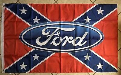Ford Mustang Red Flag 3X5 Ft Polyester Banner USA 90x150cm by flagsjustdoit