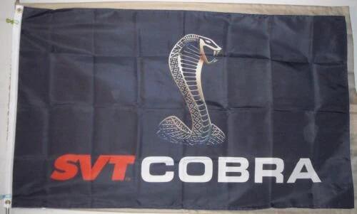 Ford Mustang SVT Cobra Flag 3X5 Ft Polyester Banner USA 90x150cm by flagsjustdoit
