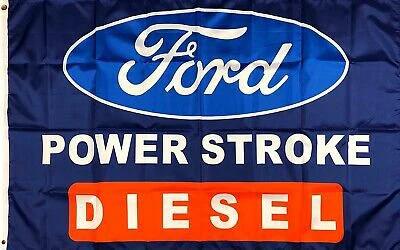 Ford Power Stroke Diesel Flag 3X5 Ft Polyester Banner USA 90x150cm by flagsjustdoit