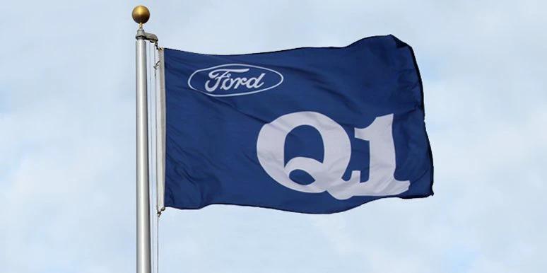 Ford Q1 Flag 3X5 Ft Polyester Banner USA 90x150cm by flagsjustdoit