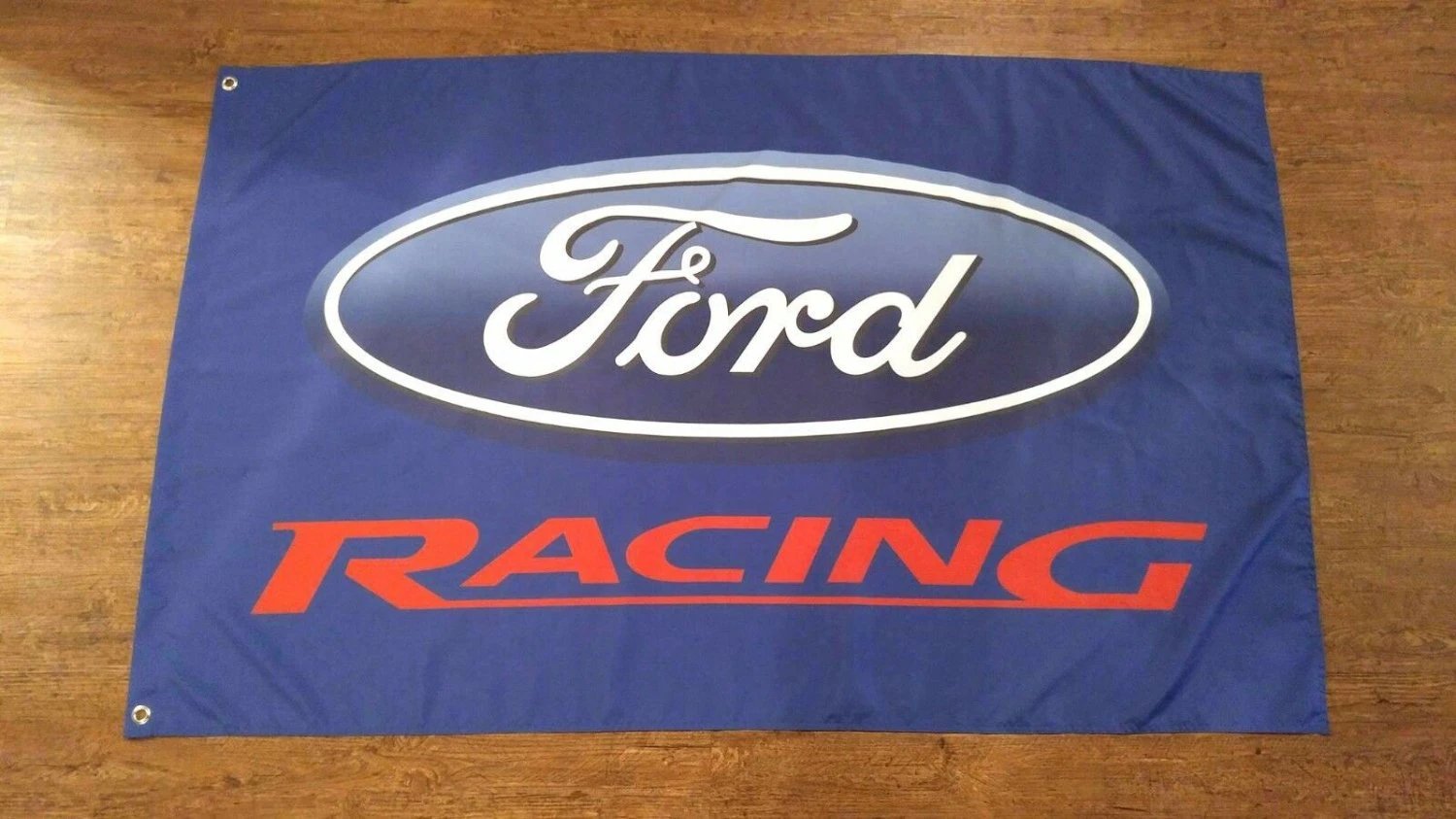 Ford Racing Blue Flag 3X5 Ft Polyester Banner USA 90x150cm by flagsjustdoit