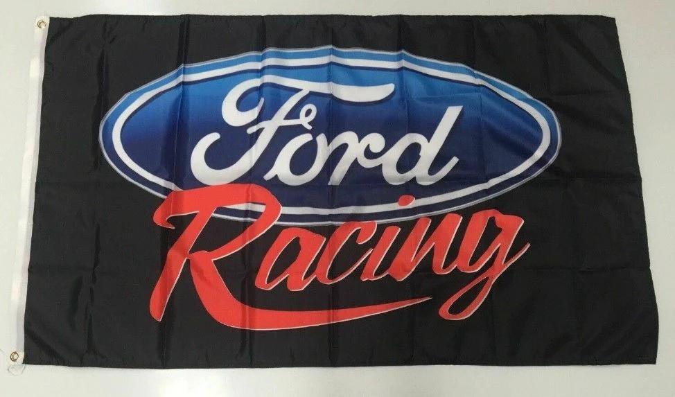 Ford Racing Style4 Banner Flag Car Falcon Ute Mustang Mechanic Workshop Man Cave 3X5FT by flagsjustdoit