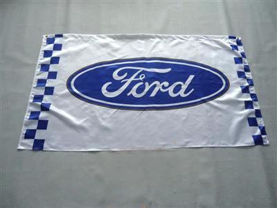Ford White Flag 3X5 Ft Polyester Banner USA 90x150cm by flagsjustdoit