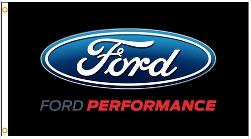 Ford Performance Flag -3x5 FT Banner-100% polyester-2 Metal Grommets by flagsshop