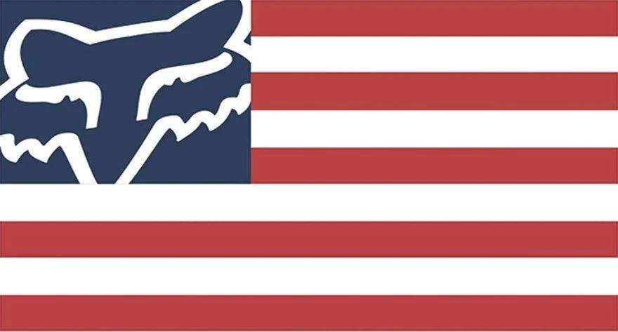 Fox Racing Flag USA 3X5 Ft Polyester Banner USA 90x150cm by flagsjustdoit