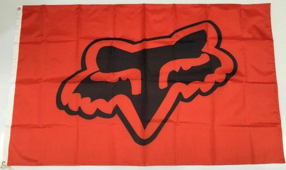Fox Style 2 Racing Shox Banner Flag - Car ATV Bike Oil Head Suspension Workshop 3x5ft by flagsjustdoit