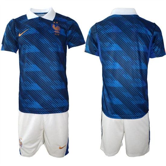 France Blank Jerseys National Team x World Cup 2026 Home On Field Soccer by Soccer Jersey