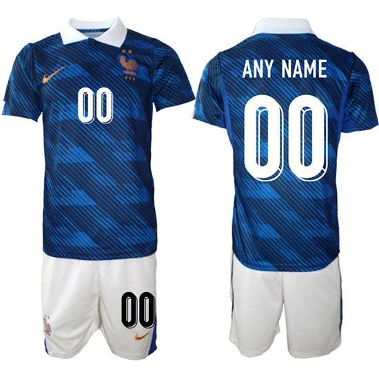 France Jerseys Custom Any Name And Number National Team x World Cup 2026 Home On Field Soccer by Soccer Jersey