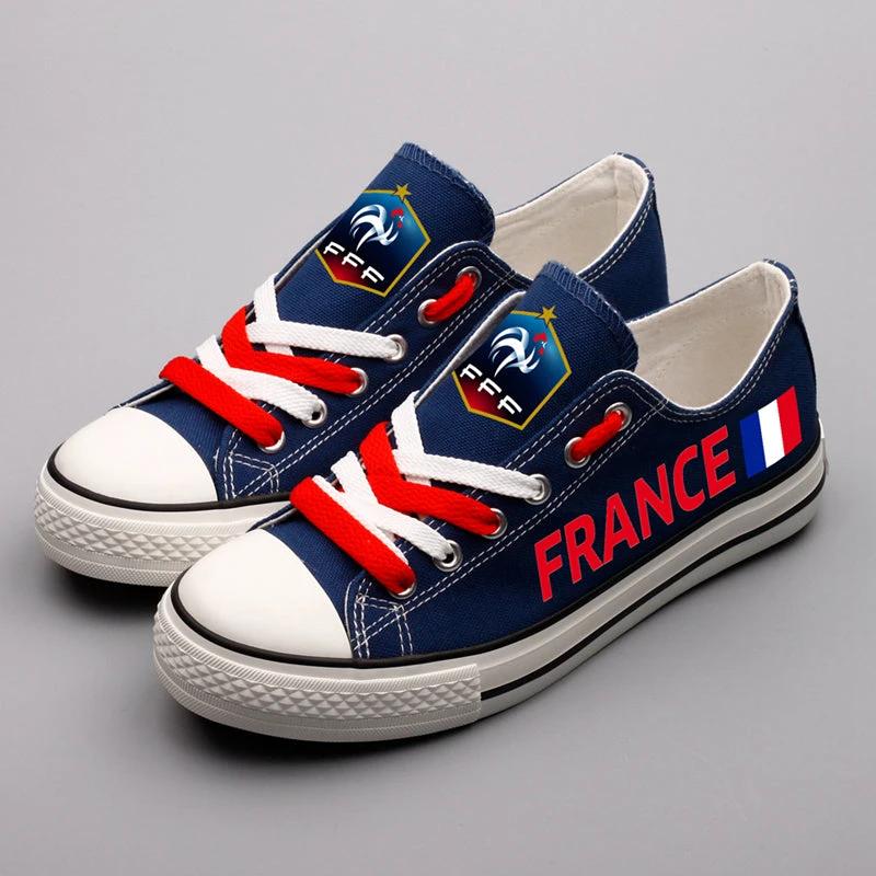 France Low Top Canvas Sport Sneakers Shoes For Men Women Fans by Crocs