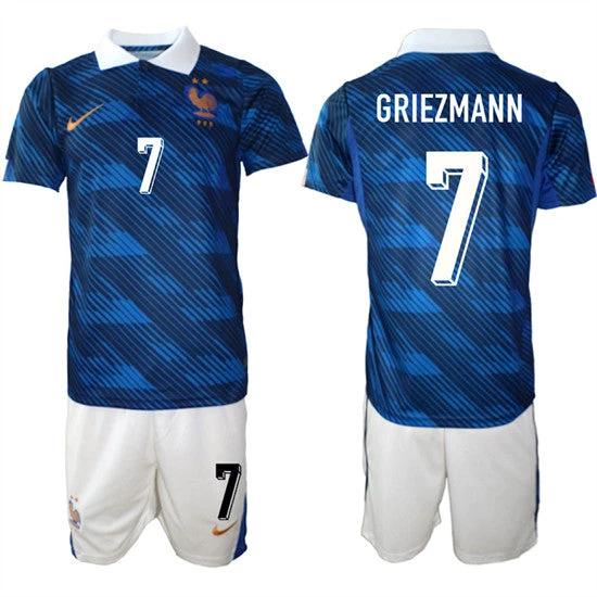 France #7 GRIEZMANN Jerseys National Team x World Cup 2026 Home On Field Soccer by Soccer Jersey