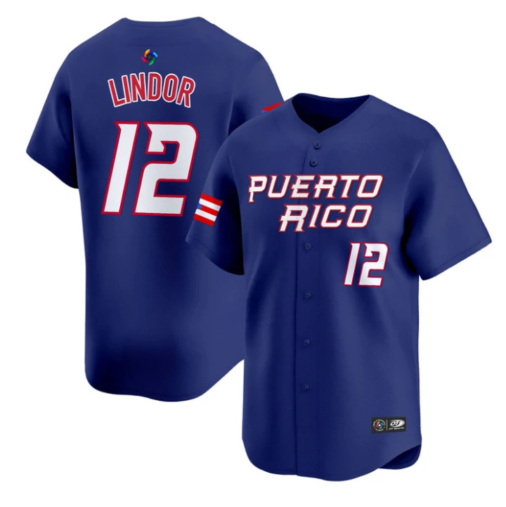 Francisco Lindor Jersey #12 Puerto Rico Classic 2026 Roster Stitched by My Store