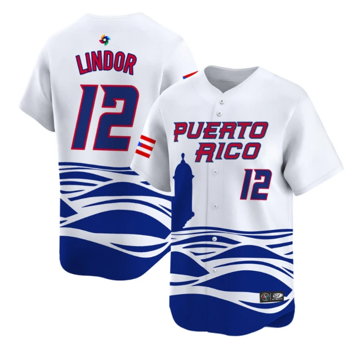 Francisco Lindor Jersey #12 Puerto Rico Classic 2026 Roster Stitched by My Store