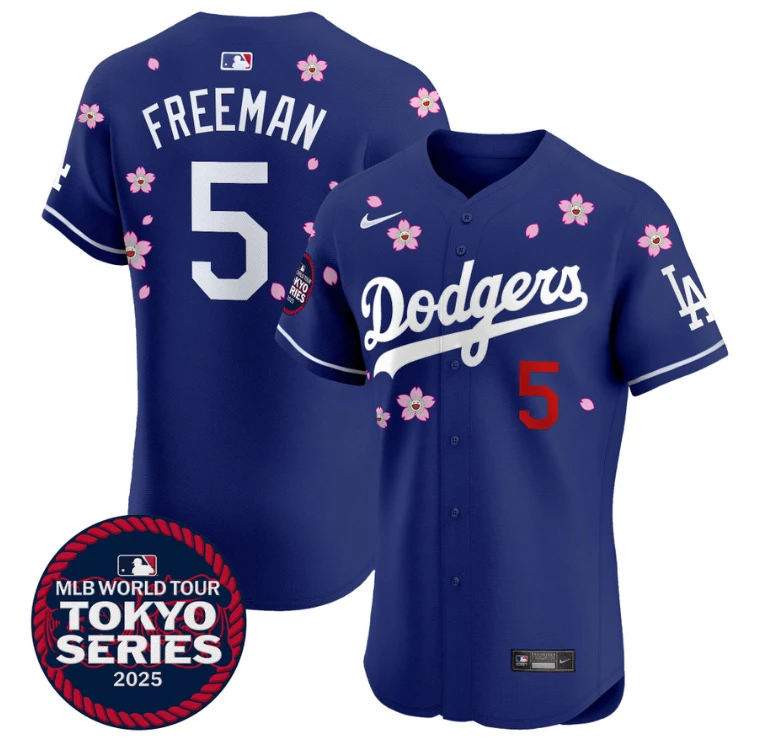 Freddie Freeman Jersey #5 Dodgers Tokyo Series 2025 Vapor Premier Elite Stitched Royal by My Store