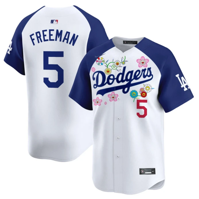 Freddie Freeman Jersey #5 Dodgers x Takashi Murakami 2025 Vapor Limited Stitched Alternate by My Store