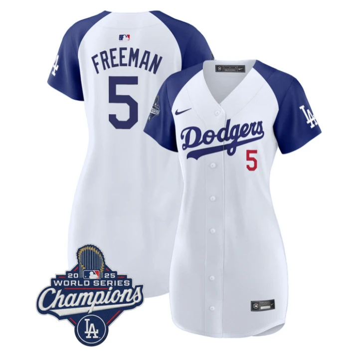 Freddie Freeman Dress #5 Dodgers 2025 World Series Champions Stitched by My Store