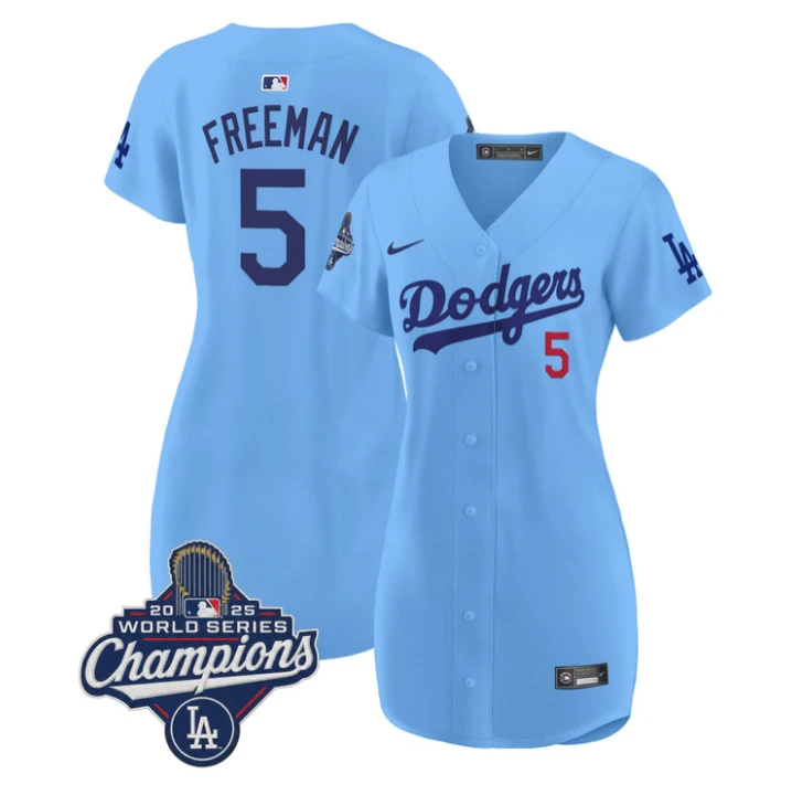 Freddie Freeman Dress #5 Dodgers 2025 World Series Champions Stitched by My Store