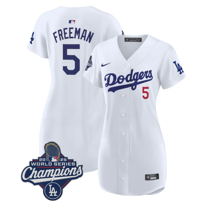 Freddie Freeman Dress #5 Dodgers 2025 World Series Champions Stitched by My Store