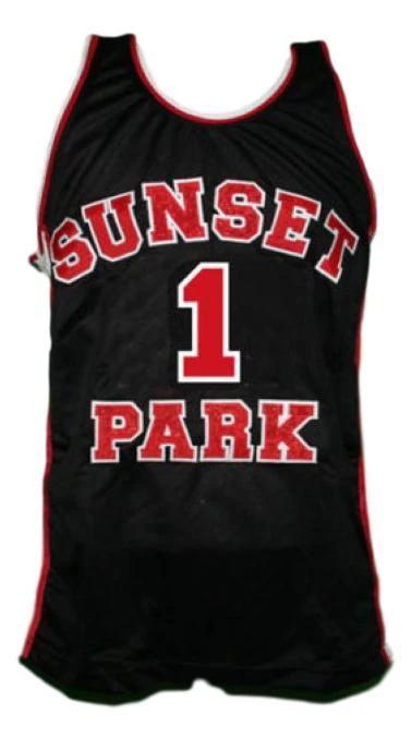 Fredo Starr Shorty Jersey #1 Sunset Park Basketball Black by My store basketball