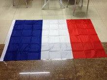 France national flag -3x5ft-Franch Flag le drapeau tricolore 100% polyester by flagsshop