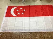Singapore flag-Singapore national country banner by flagsshop