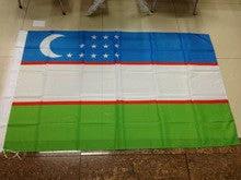 Flag of Uzbekistan Uzbekistan national flag,90*150CM,3x5ft banner by flagsshop