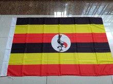 Flag of Uganda Uganda national flag-90*150CM- Uganda banner 3X5FT by flagsshop