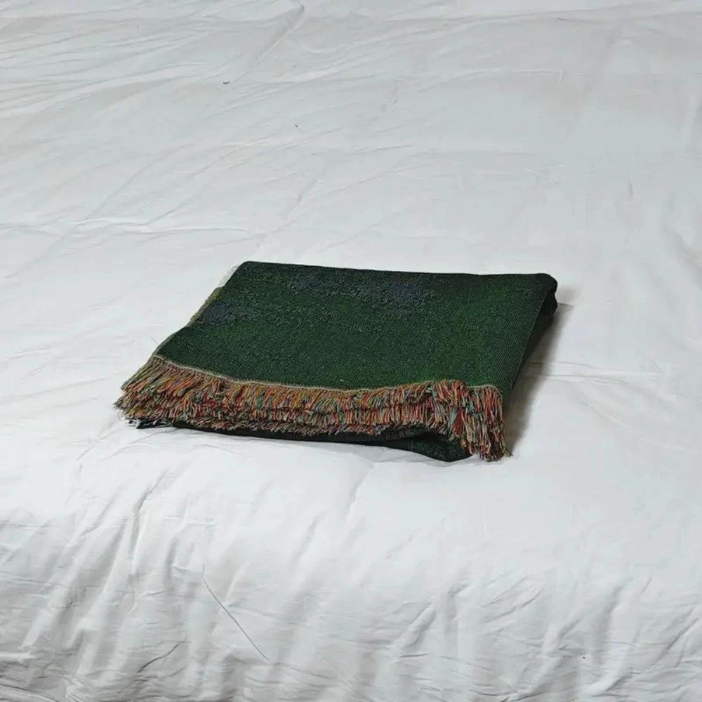 Frida Sheep Woven Throw Blanket by Casa & Beyond