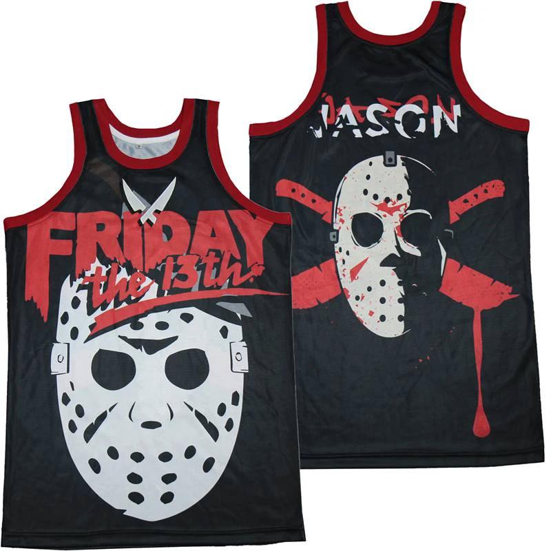 Friday The 13th Jason Voorhees Basketball Jersey by My store basketball
