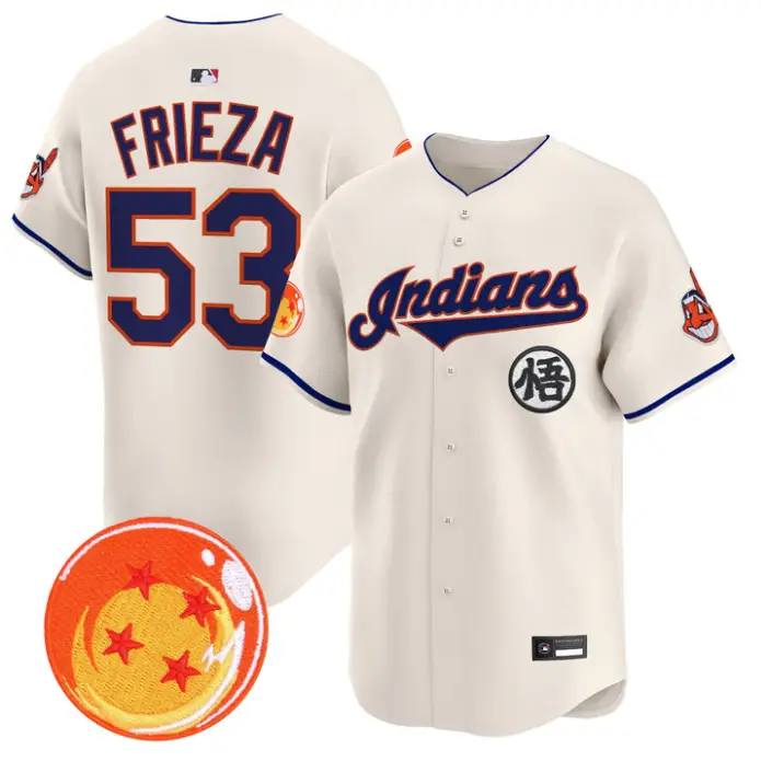 Frieza Jersey #53 Cleveland Indians Dragon Ball Premier Stitched by My Store