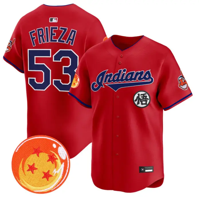 Frieza Jersey #53 Cleveland Indians Dragon Ball Premier Stitched by My Store