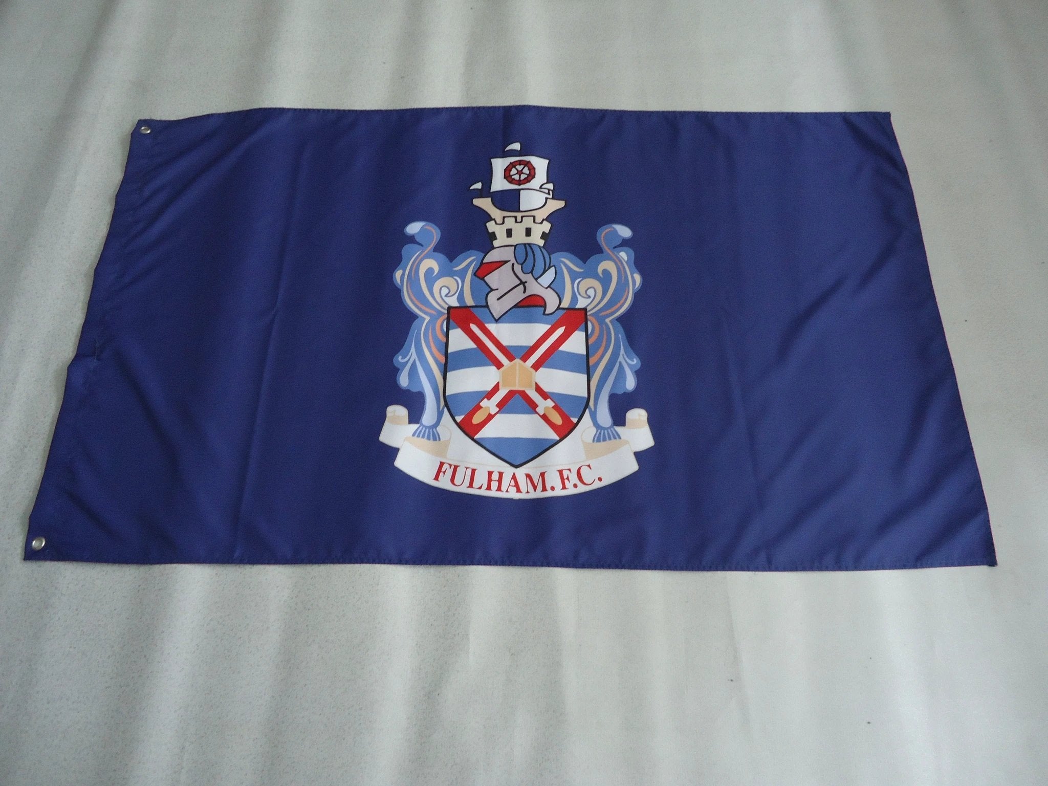Fulham Football Club Flag-3x5ft Fulham FC FFC Union Jack Banner-100% polyester by flagsshop