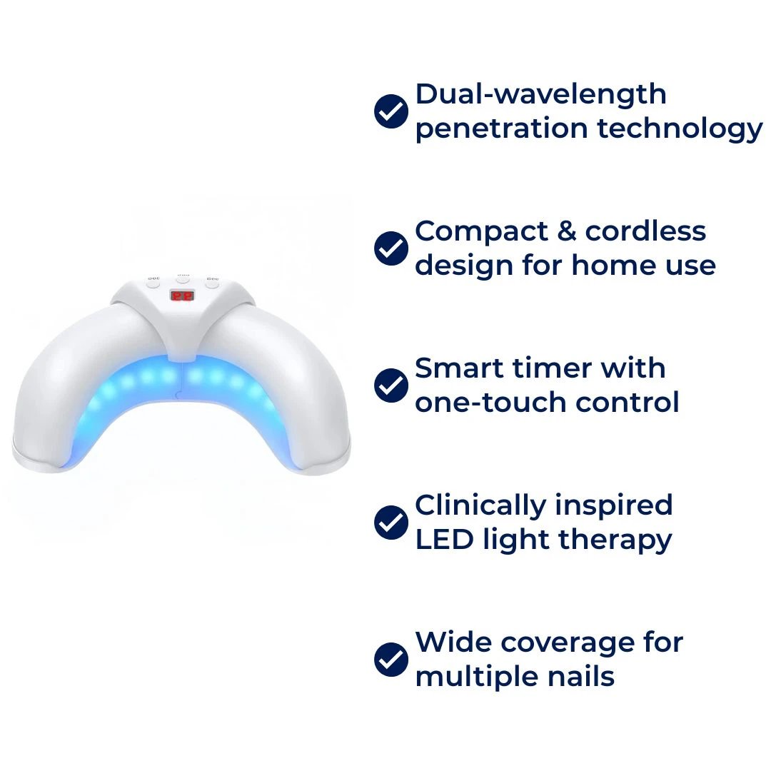 FungiFree | Laser Nail Fungus Device – Dual‑Wavelength Penetration – Compact Home Use – Fungal Nail Restoration Bowlift by Bowlift