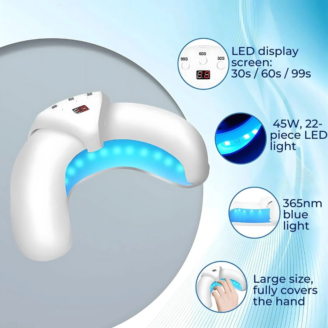 FungiFree | Laser Nail Fungus Device – Dual‑Wavelength Penetration – Compact Home Use – Fungal Nail Restoration Bowlift by Bowlift